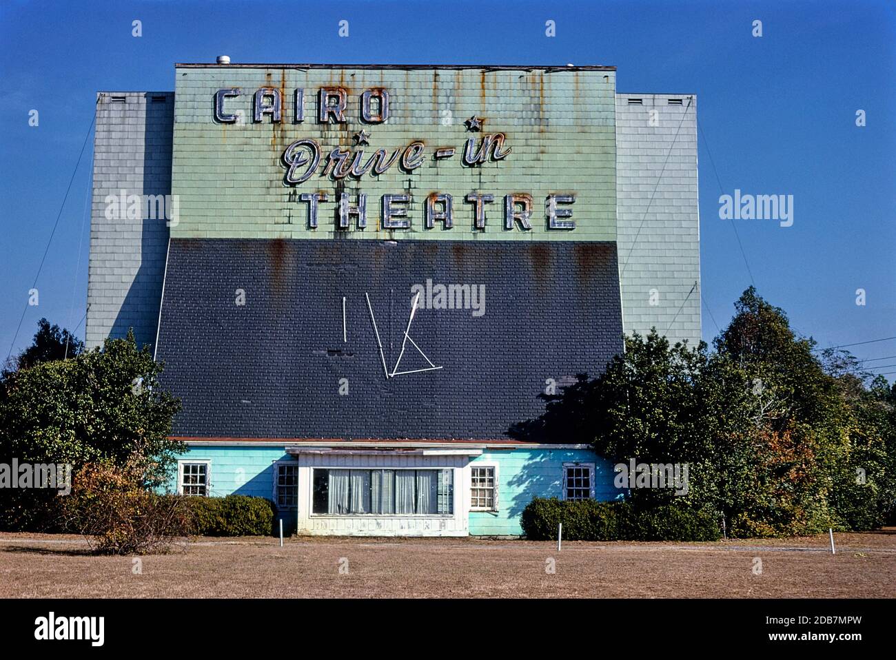 Drive-in Theater, Kairo, Georgia, USA, John Margolies Roadside America Photograph Archive, 1979 Stockfoto