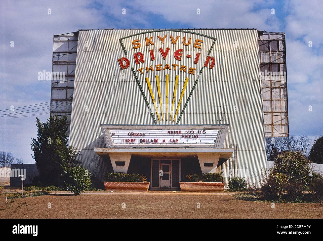 Skyview Drive-in, Dothan, Alabama, USA, John Margolies Roadside America Photograph Archive, 1979 Stockfoto