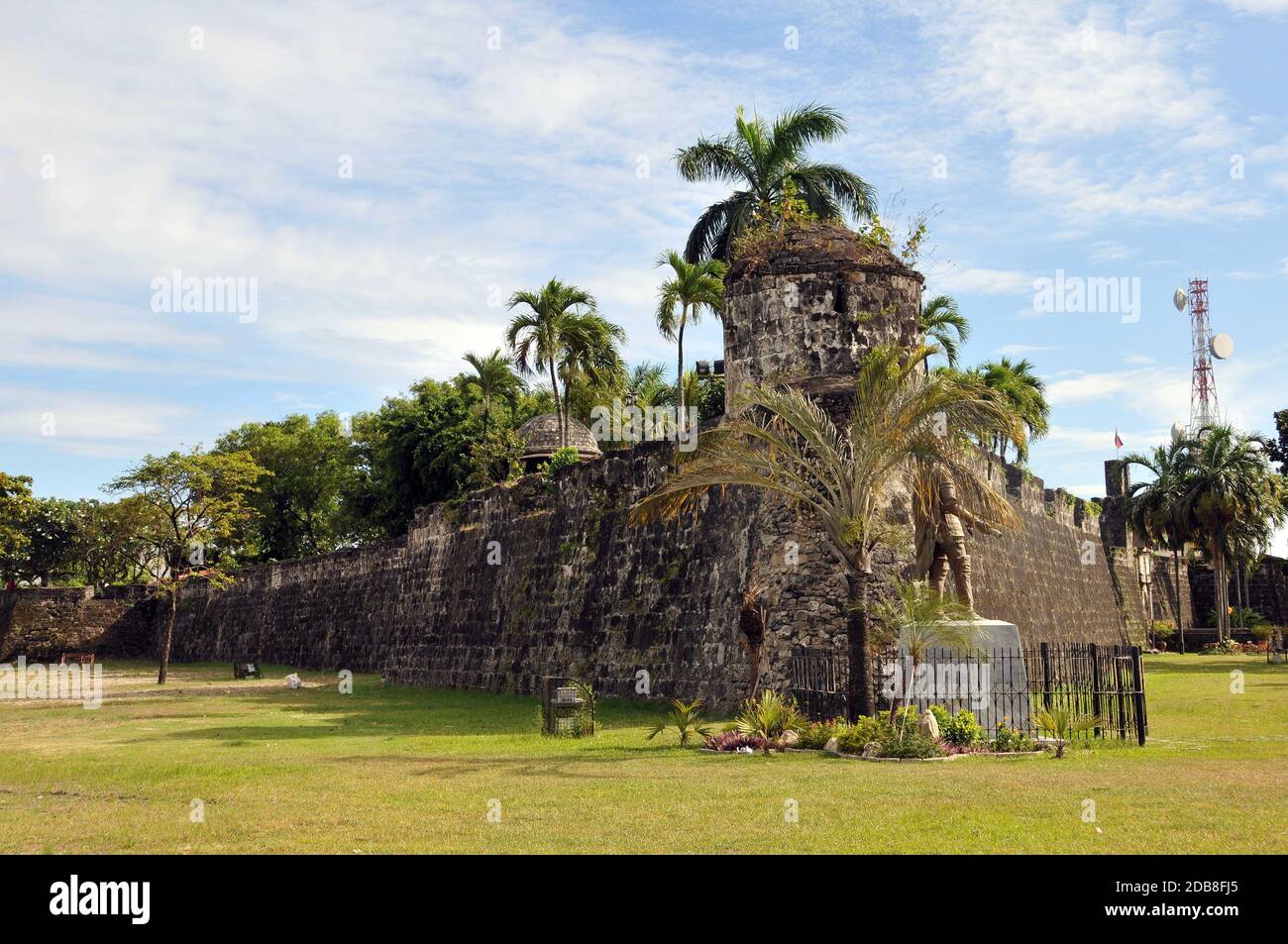 Fort San Pedro in Cebu City auf den Philippinen Stockfoto