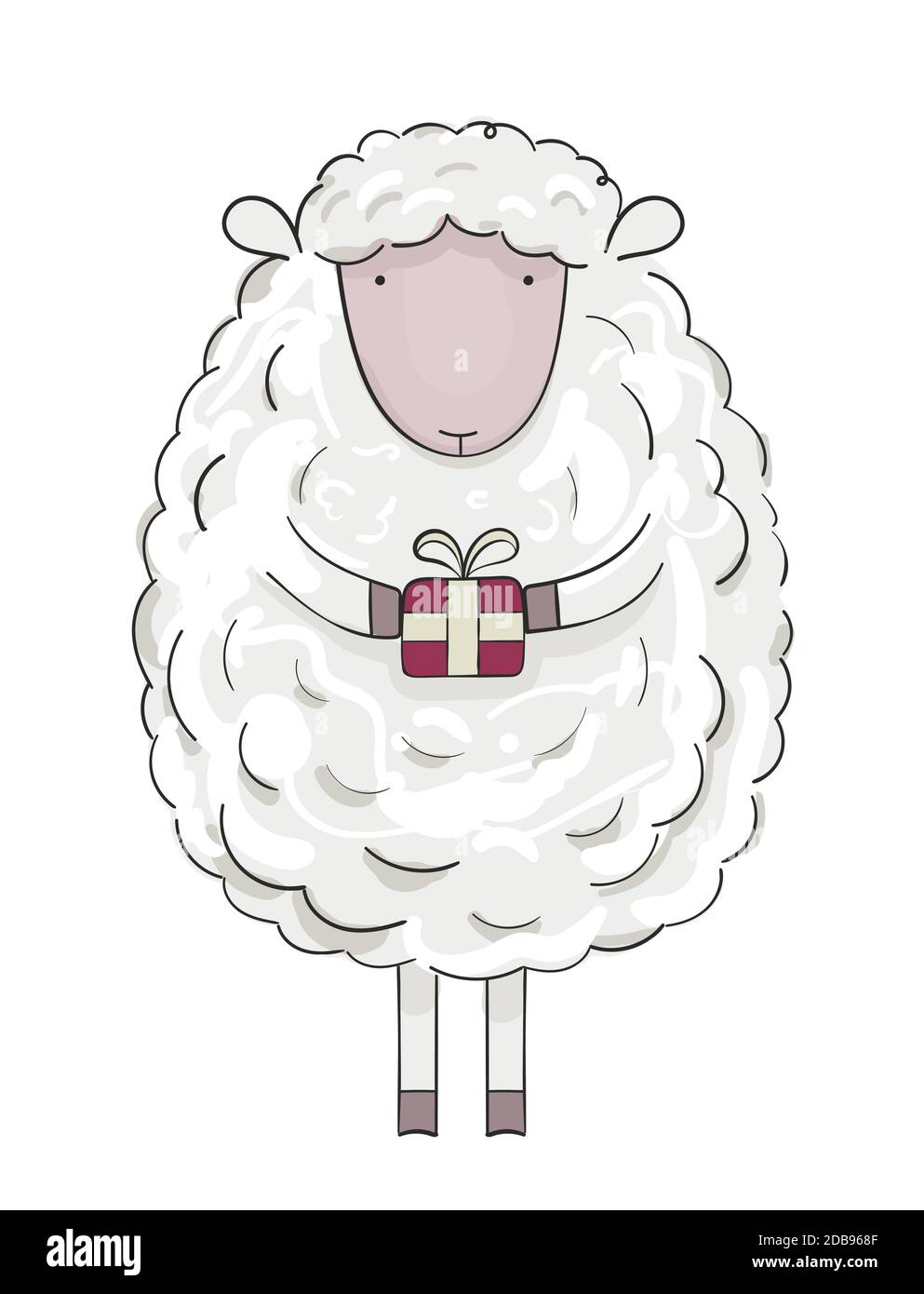 Schaf cartoon weihnachten Fotos und Bildmaterial in hoher Auflösung