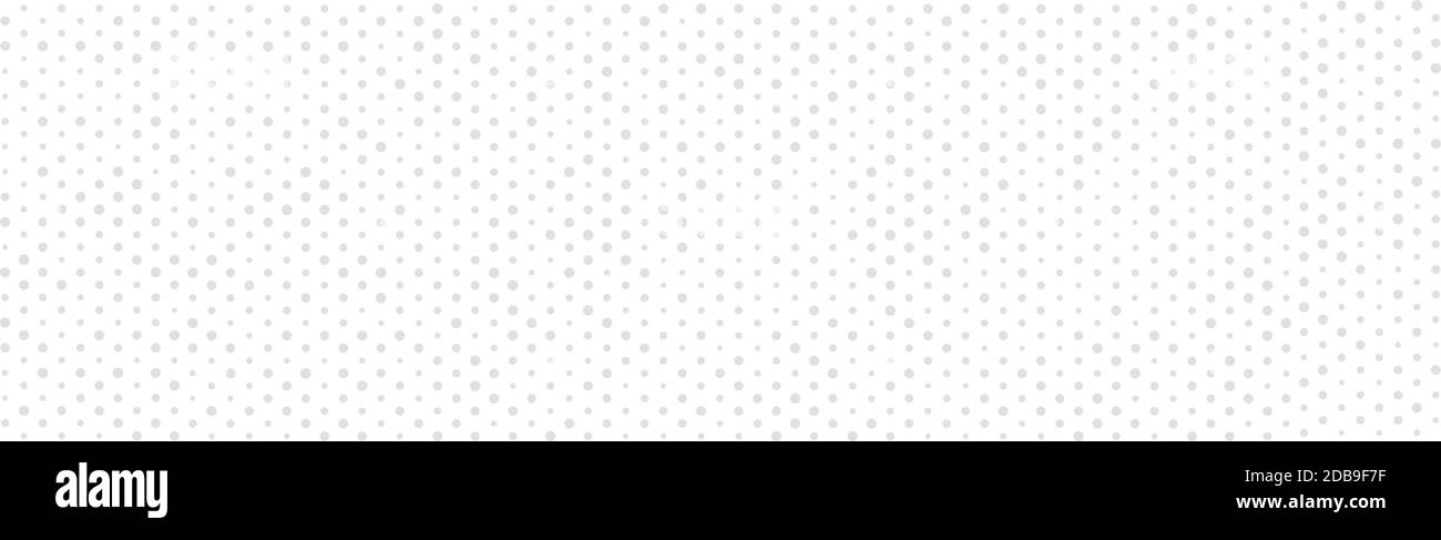 Viele Punkte auf einem weißen Hintergrund Panorama Stock Vektor