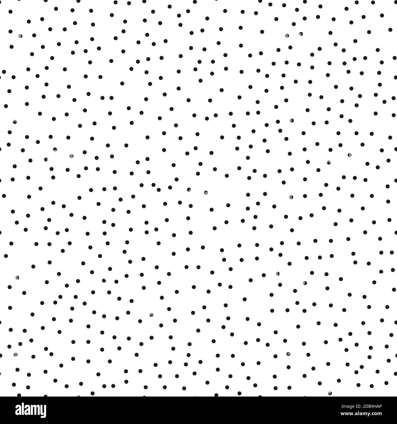 Pointillismus niedrige Dichte nahtlose Punkte Muster. Abstrakter, monochromer Halbton. Einfach auf Farbfelder fallen lassen und EPS 10 Vektordatei genießen Stockfoto