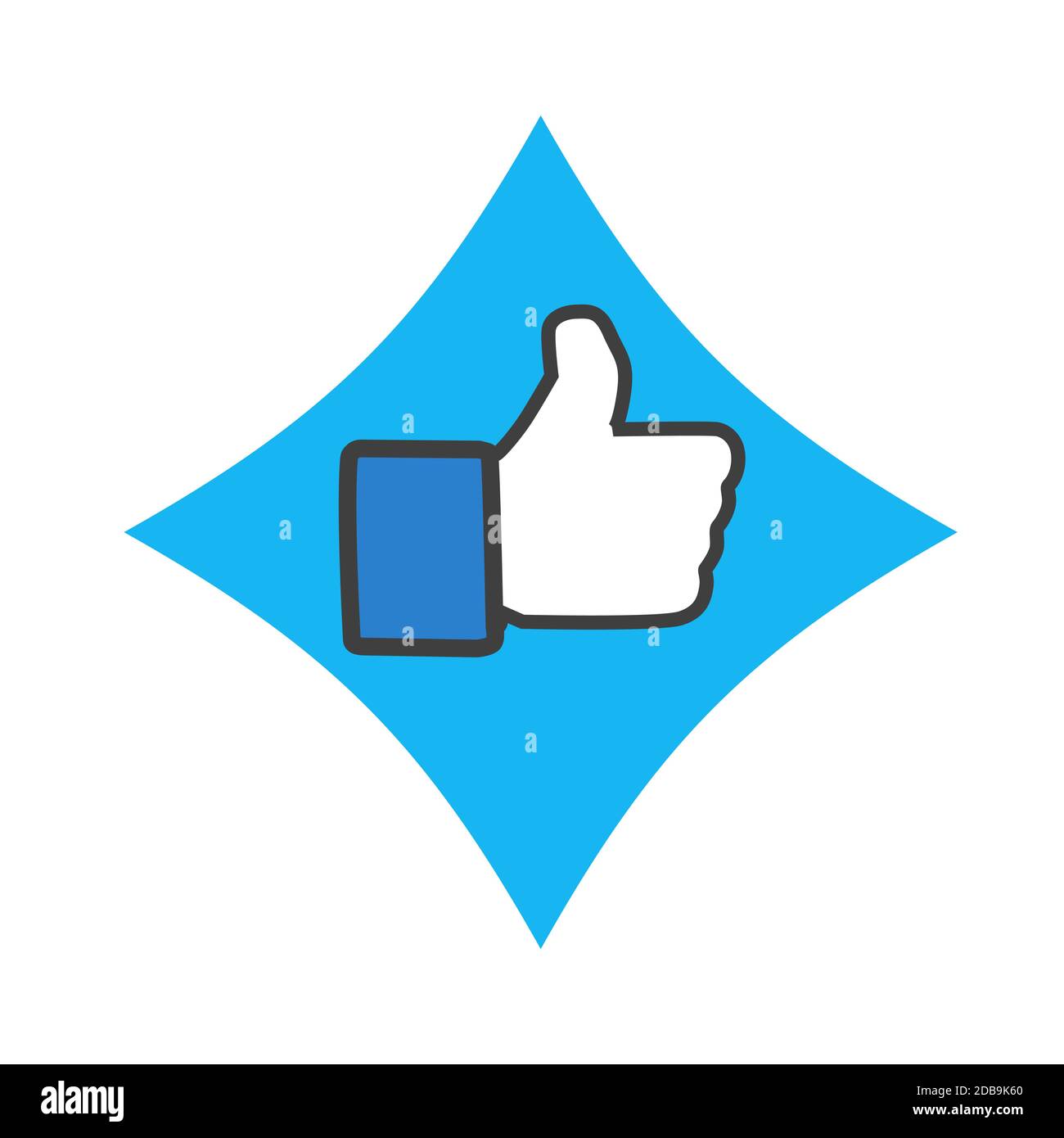 Facebook Daumen Hoch Zeichen Facebook Ist Ein Bekannter Dienst Fur Soziale Netzwerke Facebook Symbol Charkiw Ukraine Oktober 2020 Stockfotografie Alamy