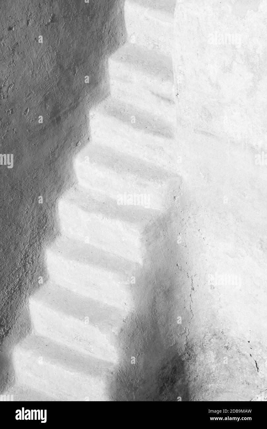 Qumran Höhlen, in denen die Schriftrollen vom Toten Meer gefunden wurden Stockfoto