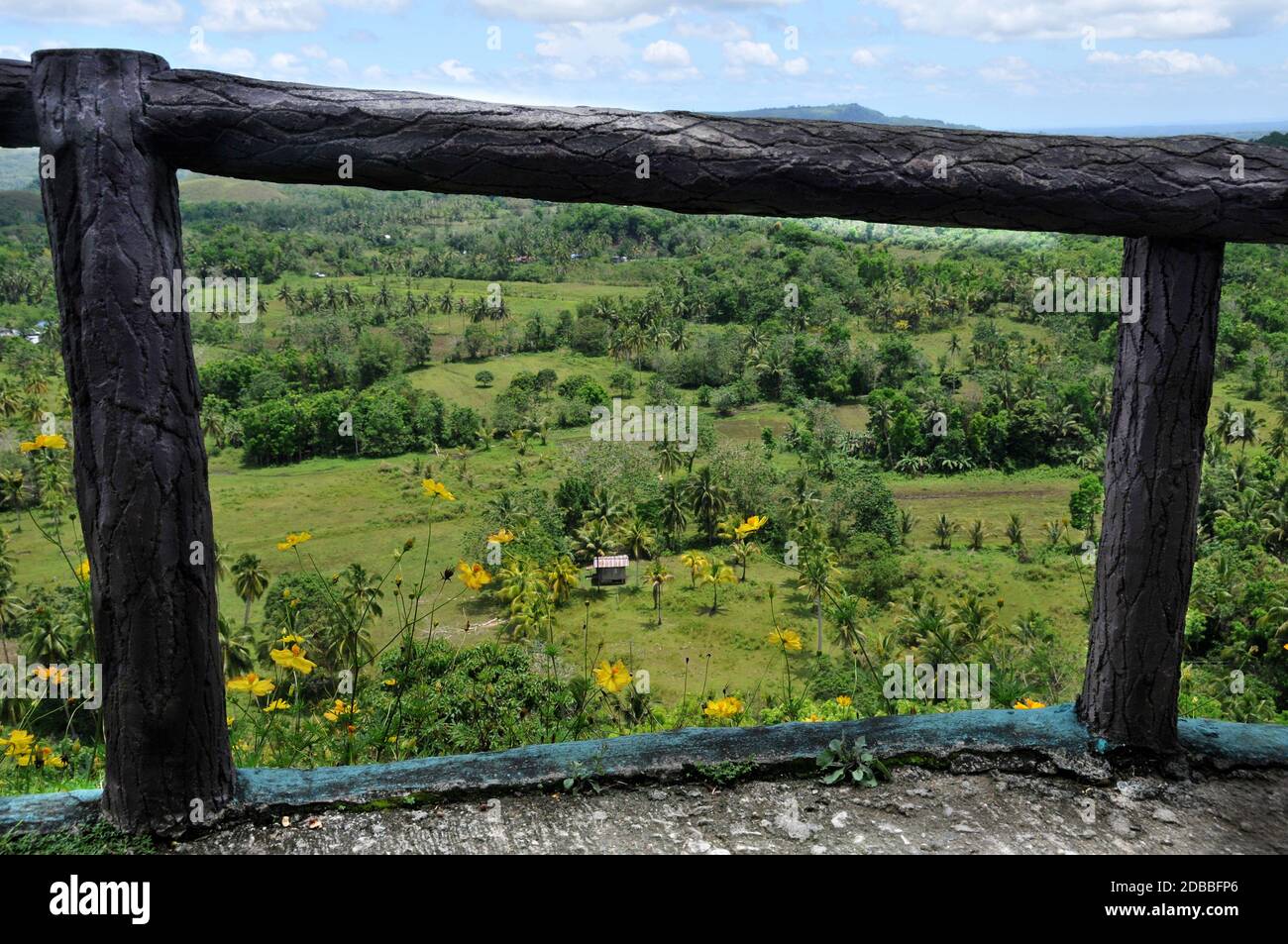 Landschaft von Bohol auf den Philippinen Stockfoto