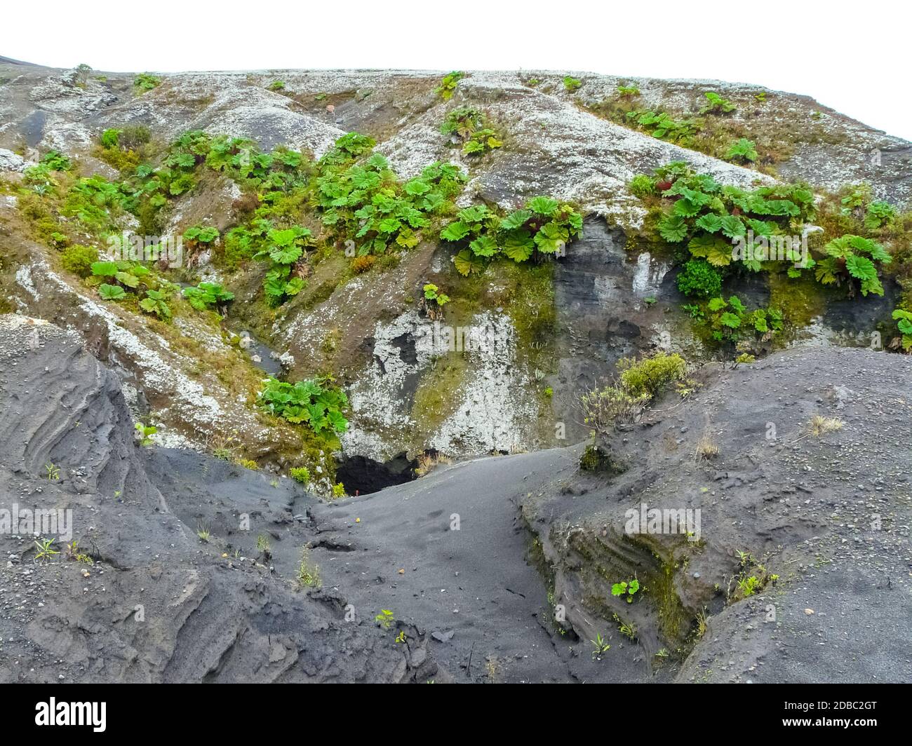Irazu Vulkan Nationalpark, Cartago, Costa Rica Stockfoto