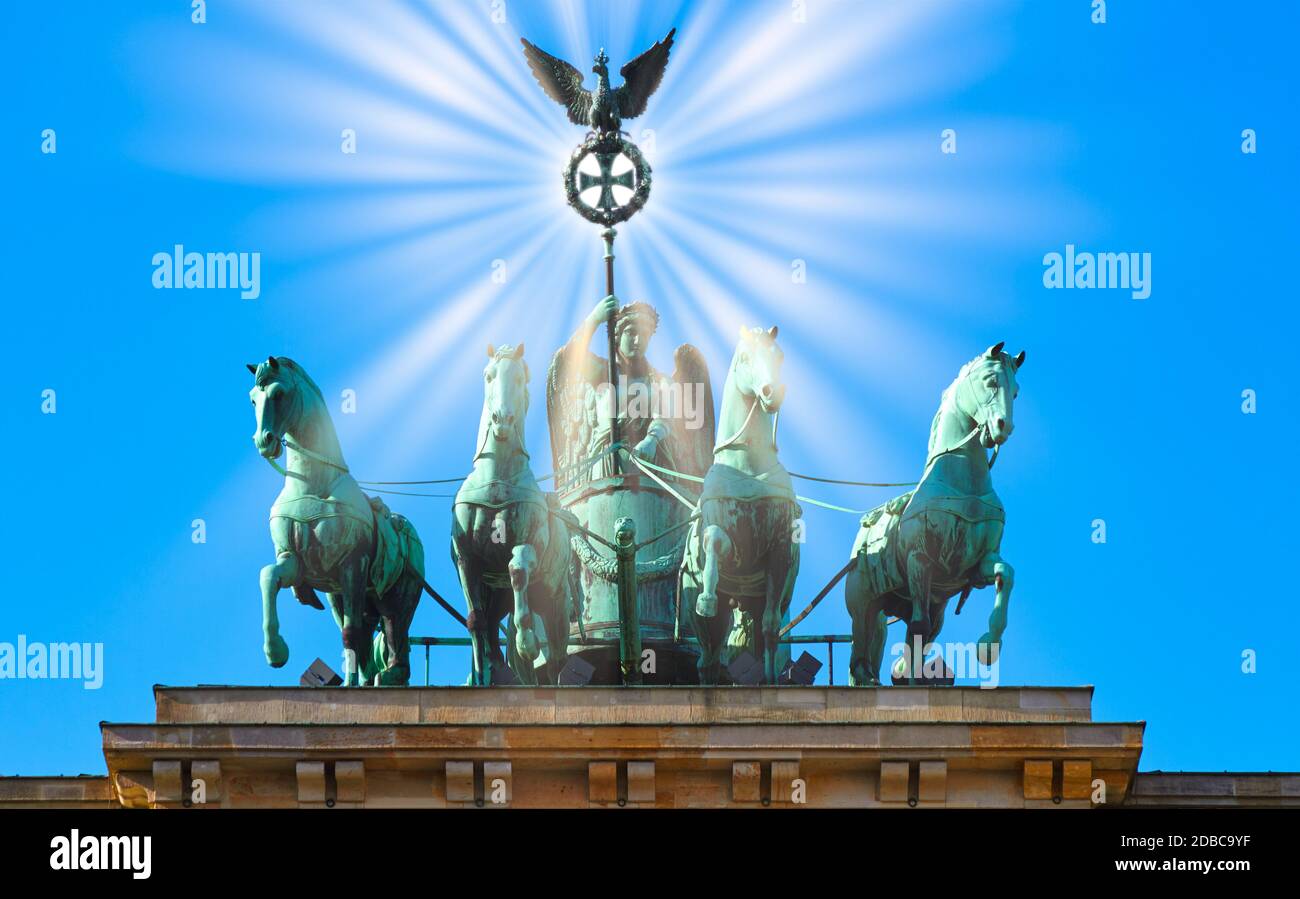 Quadriga Stockfoto