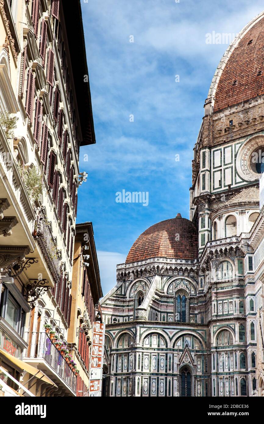 Die wunderschöne Kathedrale von Florenz geweihten in 1436 Stockfoto