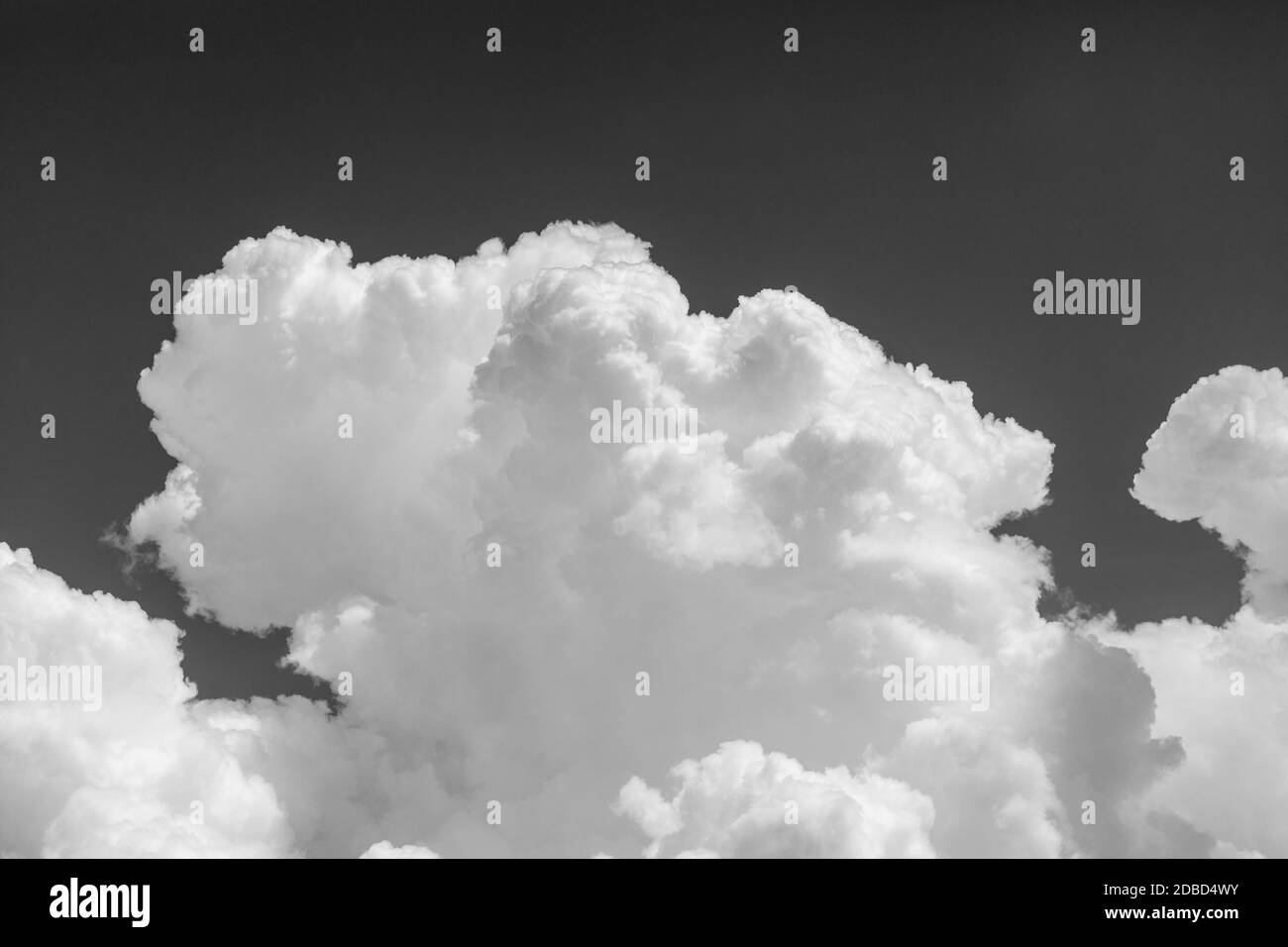 Cumulonimbus Wolken in Iowa Stockfoto