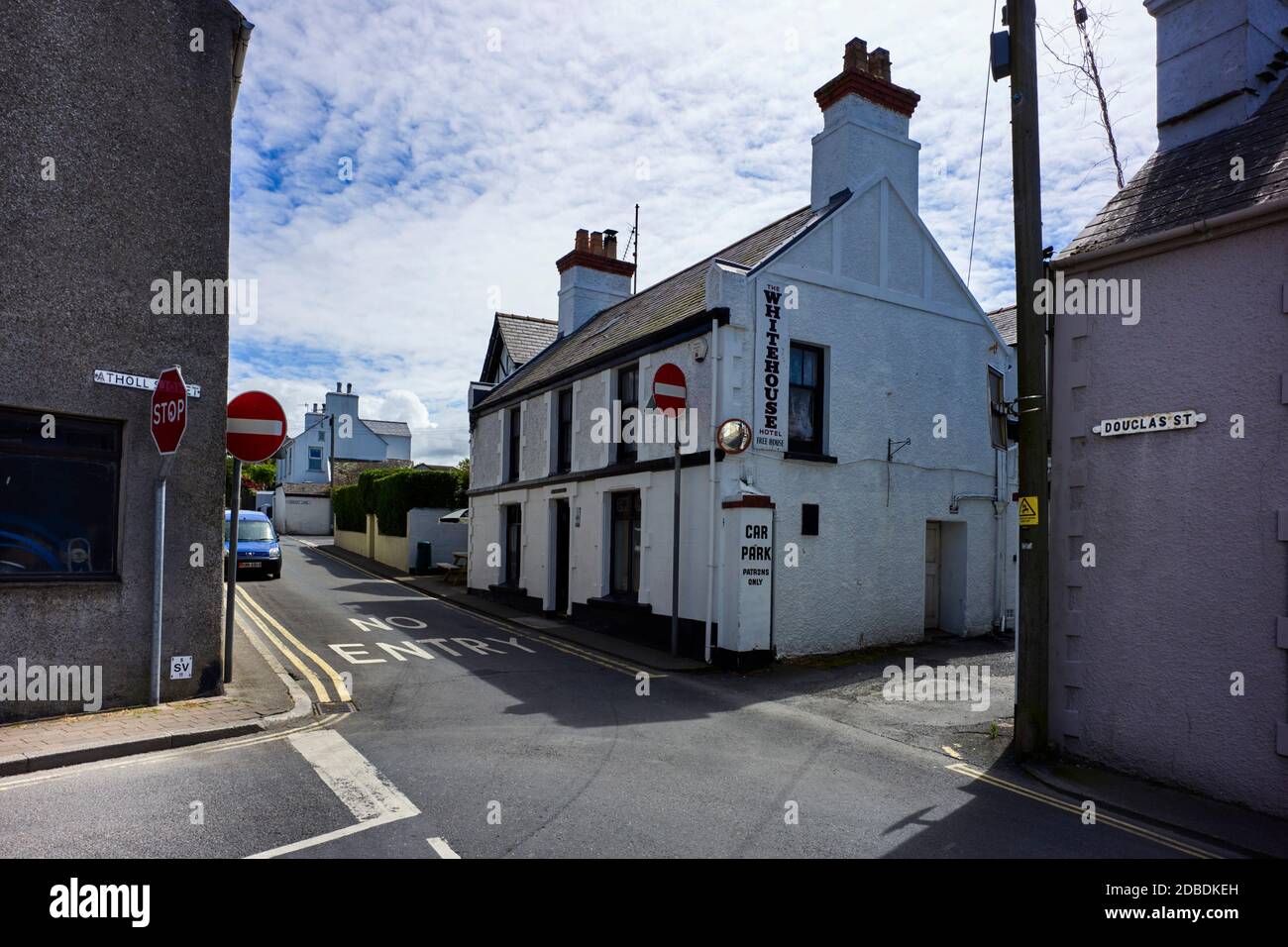 The Whitehouse Pub in Douglas Street, Peel, Isle of man Stockfoto