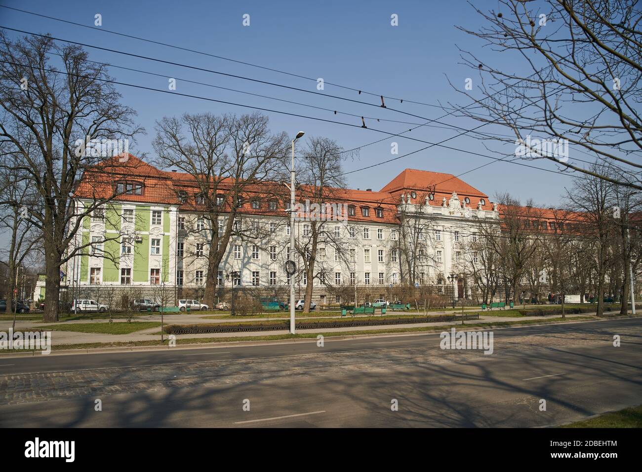 Kaliningrad, Russland - 29. April 2020: Staatliche Technische Universität Kaliningrad Stockfoto