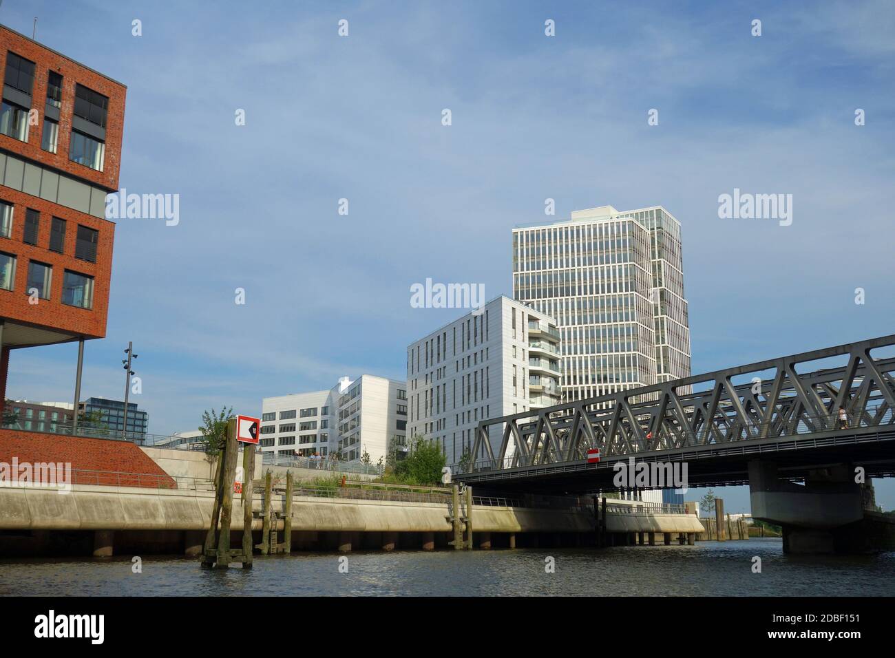 HafenCity Hamburg Stockfoto