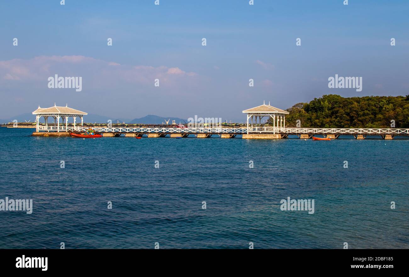 Besuchen Sie Koh Sichang Bezirk Chonburi Thailand Stockfoto