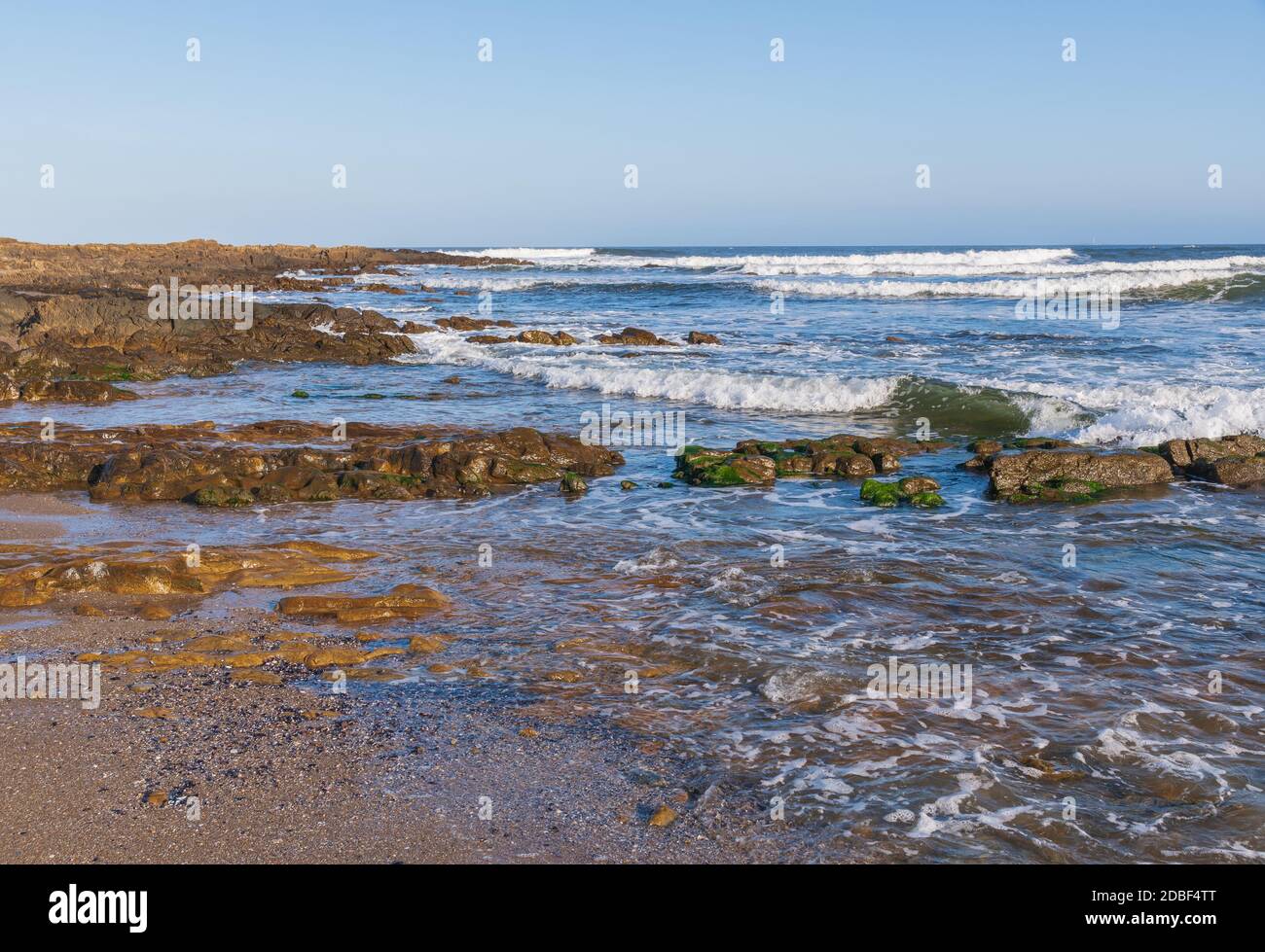 Ozeanische Küste im Osten Uruguays Stockfoto
