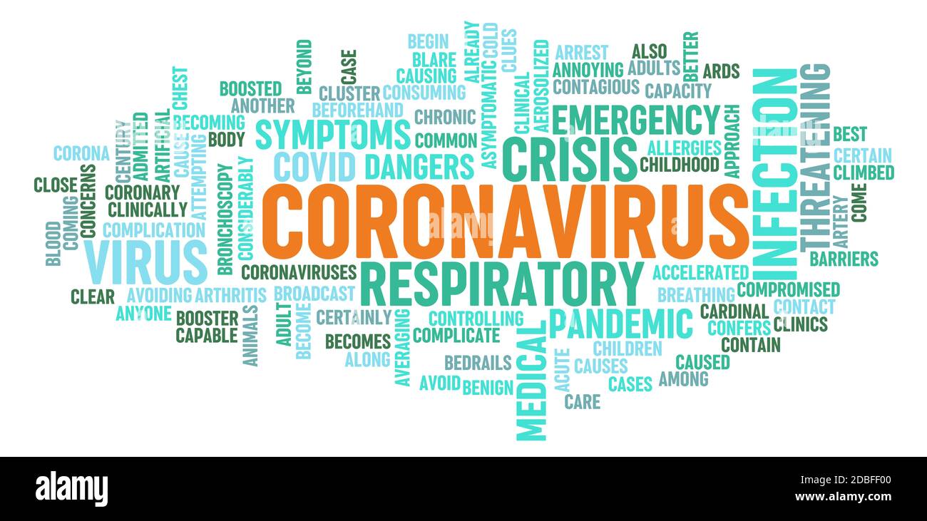 Coronavirus-Krise als globaler Pandemic Emergency Stockfoto