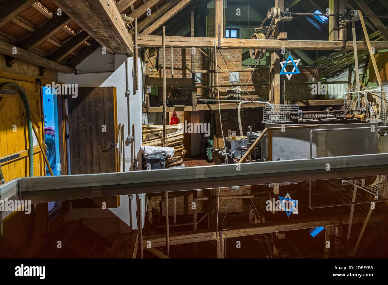 Zoigl Bierbrauerei in Falkenberg, Bayern, Deutschland Stockfoto