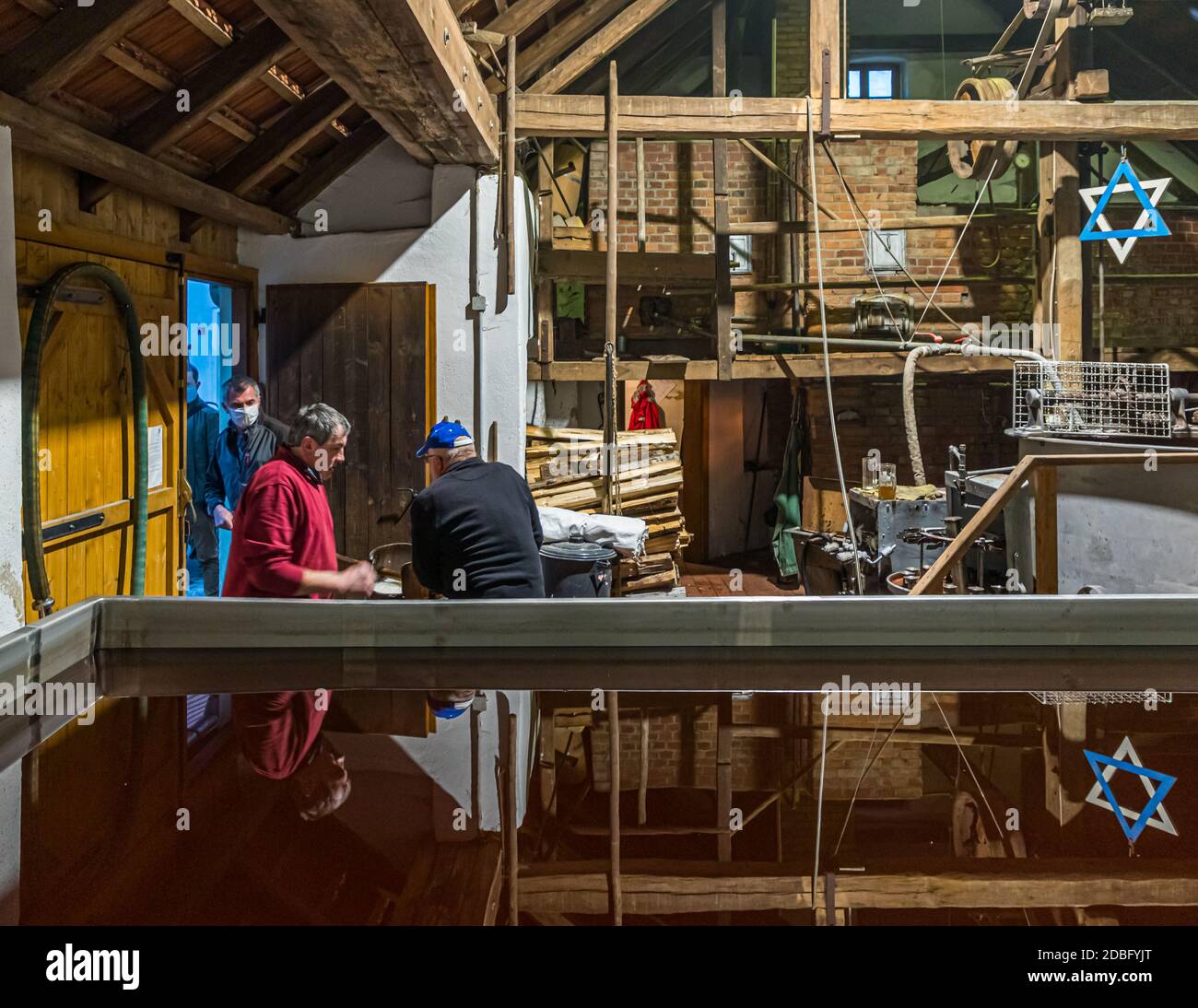 Zoigl Bierbrauerei in Falkenberg, Bayern, Deutschland Stockfoto