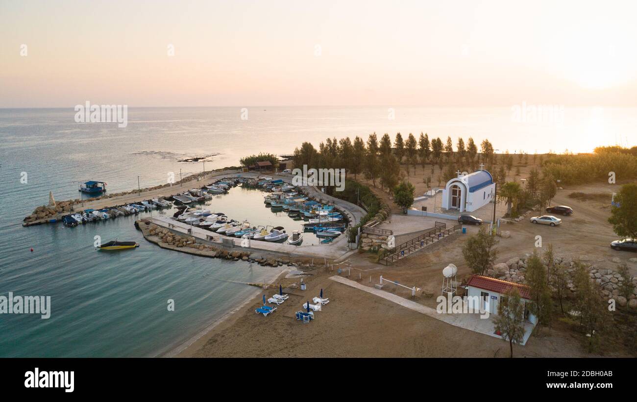 Aerilane Agia Triada Beach, Protaras, Zypern Stockfoto