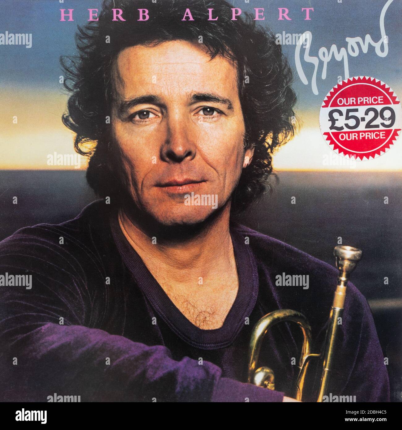 Herb Alpert 1980 Beyond, Vinyl LP Album Cover Stockfoto