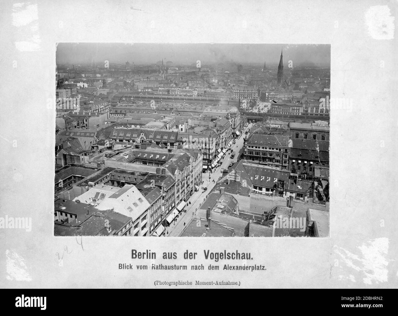 Alexanderplatz berlin historical view Schwarzweiß-Stockfotos und ...