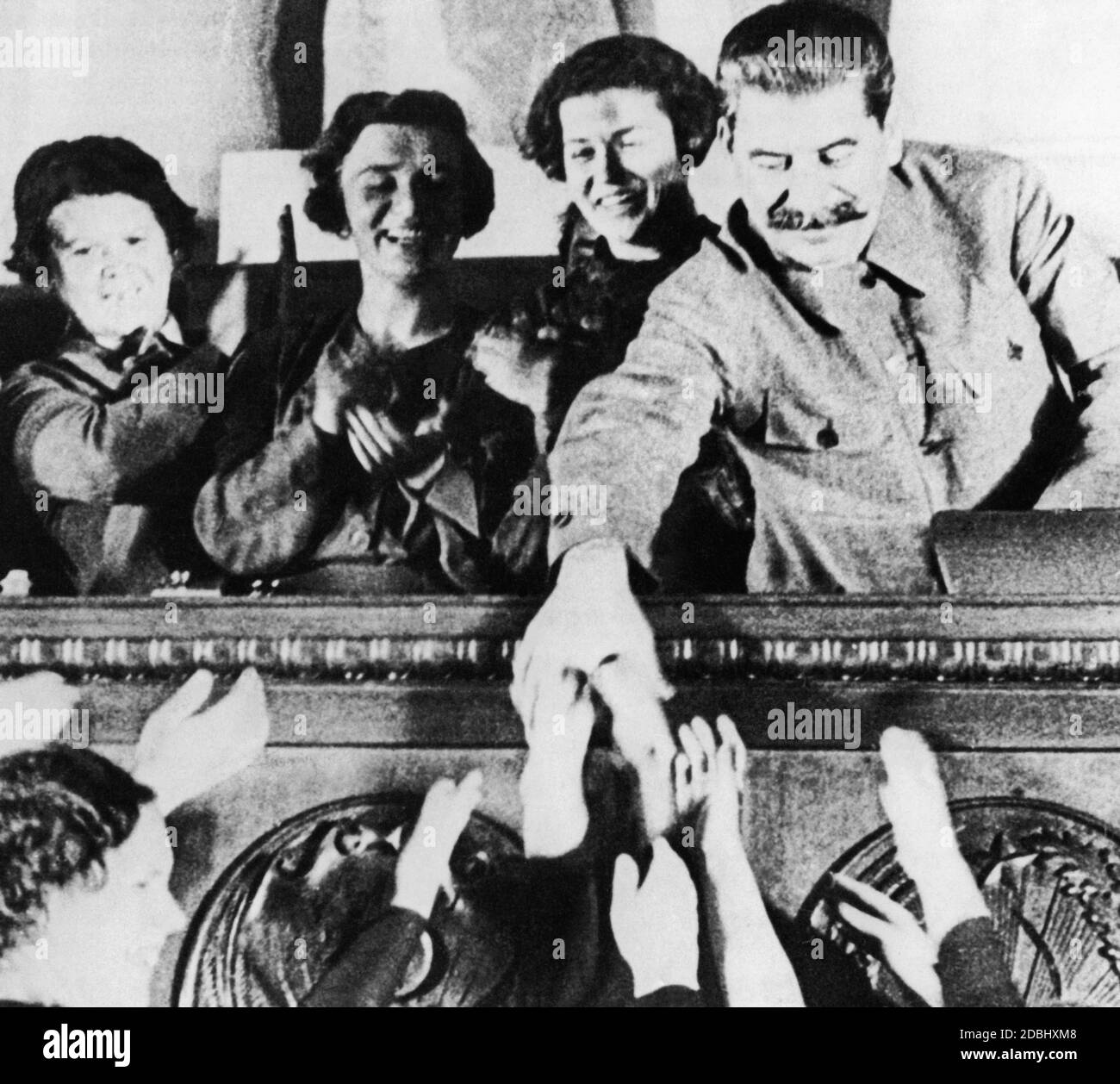 Zur Zeit der Schauprozesse und des großen Terrors hatte Stalin die unbestrittene Macht innerhalb der Sowjetunion. Stockfoto
