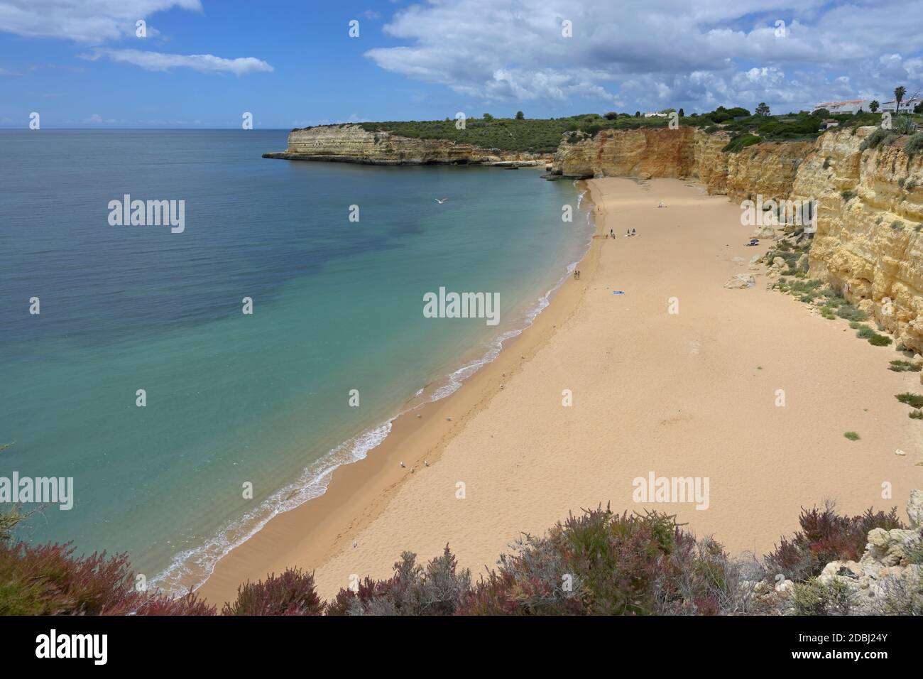 Strand Praia Nova, Porches, Lagoa Gemeinde, Algarve, Portugal, Europa Stockfoto