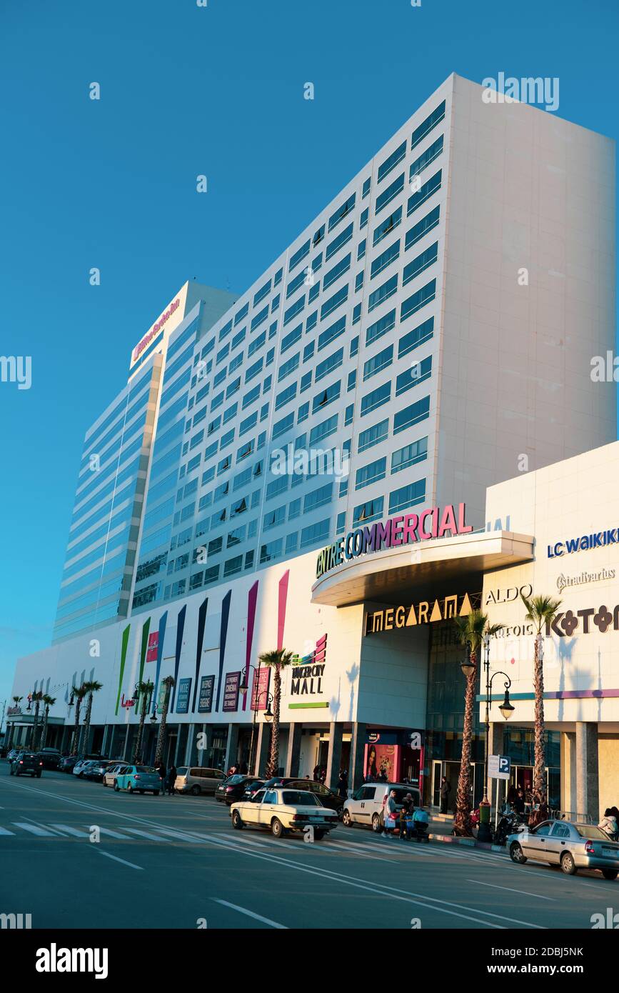 Tanger Mall. Das Erholungsgebiet von Tanger in Marokko.Nordafrika Stockfoto