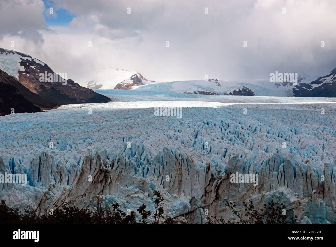 Perito Moreno Gletscher Argentinien Stockfoto