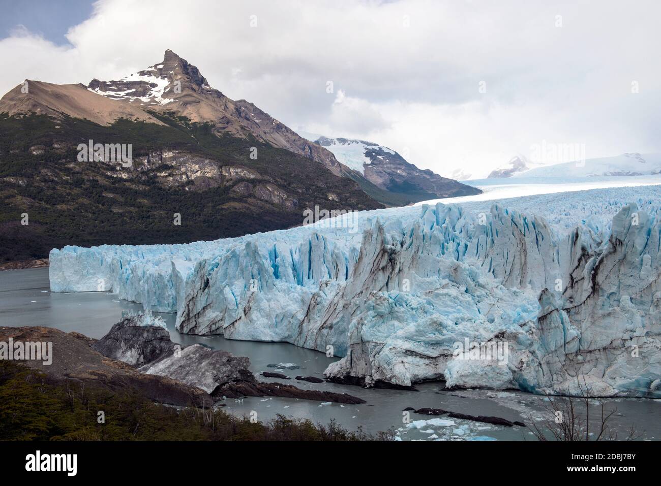 Perito Moreno Gletscher Argentinien Stockfoto