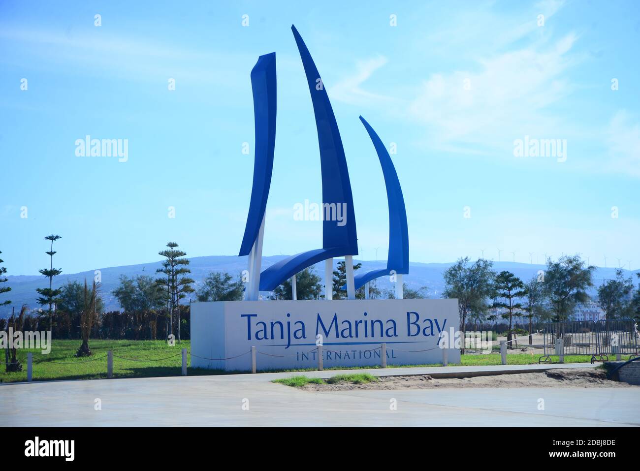 Hafen von Tanger : Tanja Marina Bay.marokko.Nordafrika Stockfoto