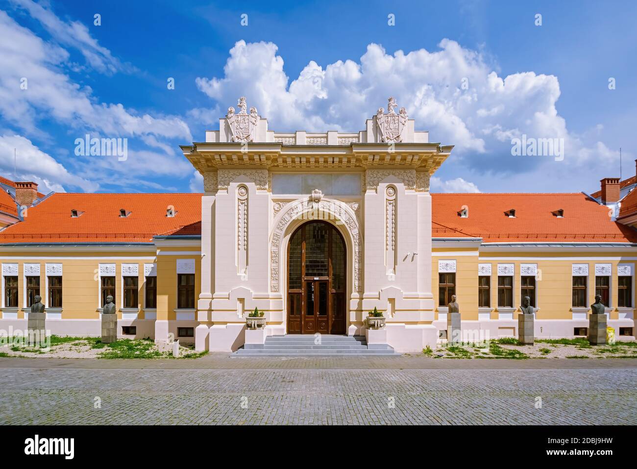 Gebäude in der Zitadelle Alba Carolina, Alba Iulia, Rumänien Stockfoto