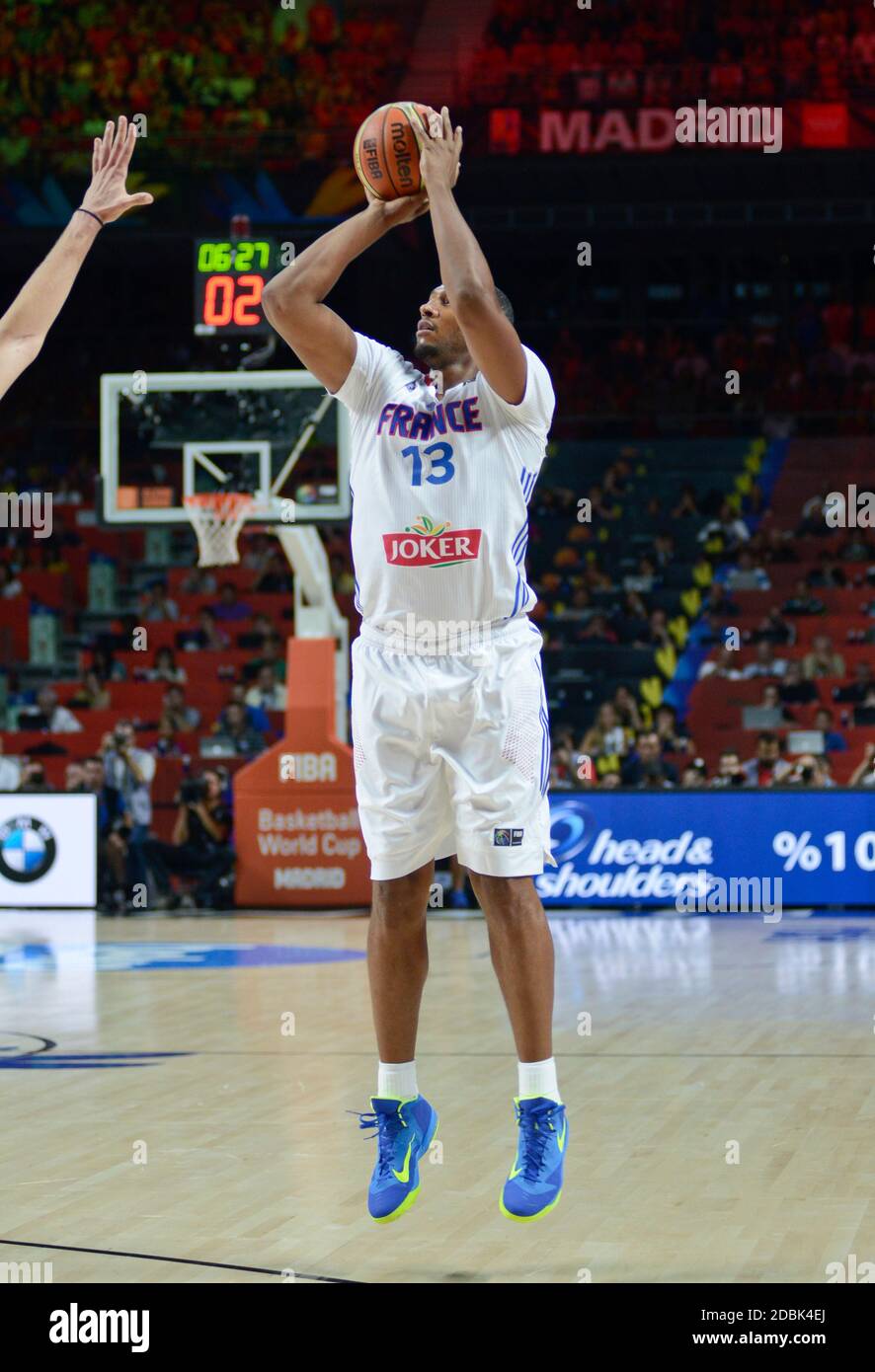 Boris Diaw. Frankreich Basketball Nationalmannschaft. FIBA Wm Spanien 2014 Stockfoto