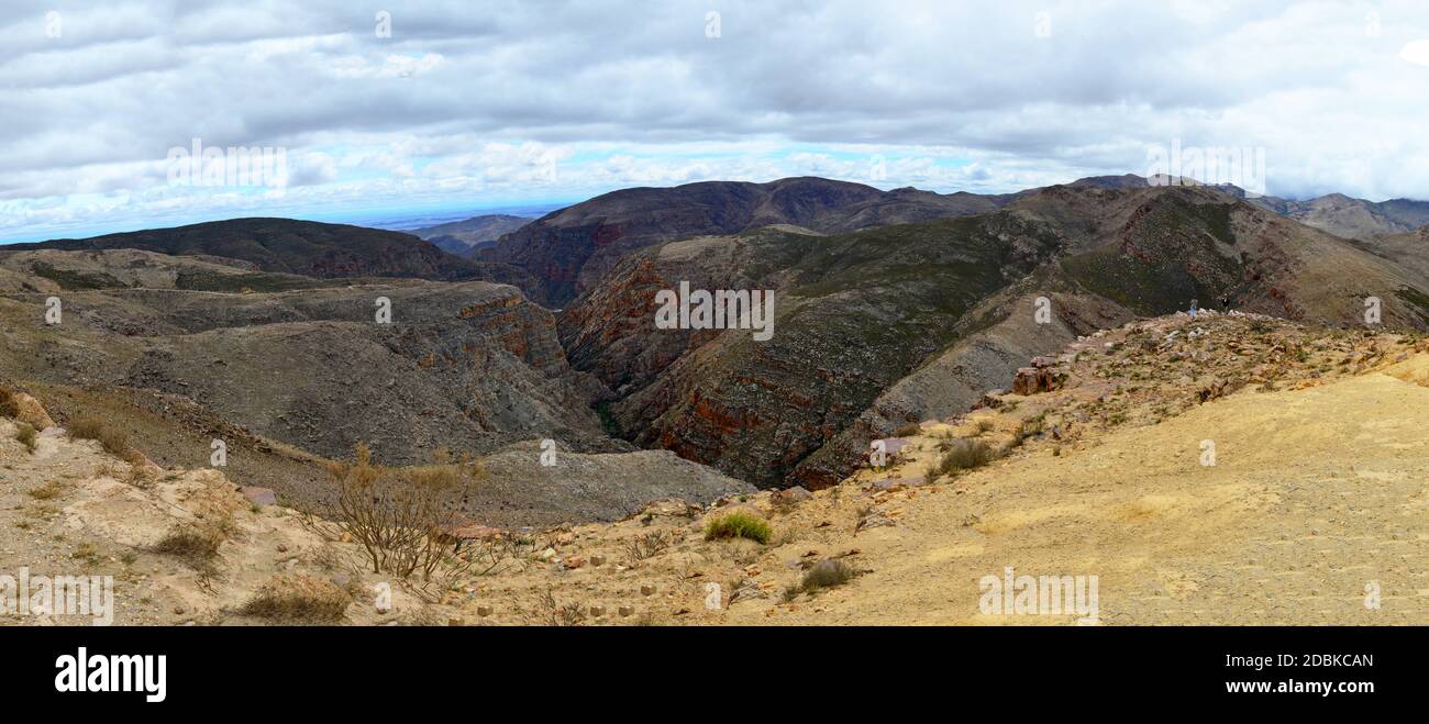 Impressionen vom Swartberg Pass und den Swartbergen Stockfoto