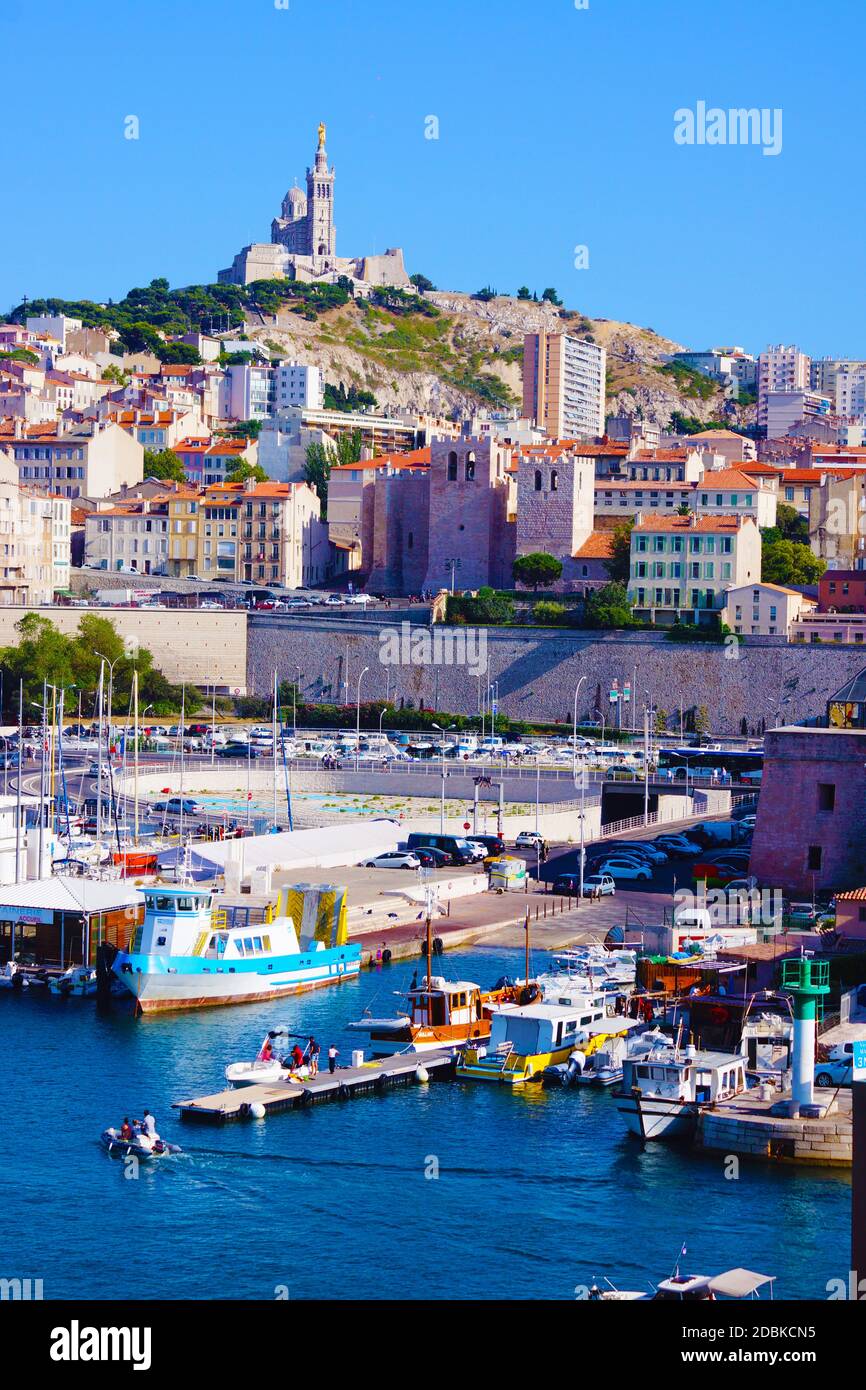 Straßen von Marseille, Frankreich Stockfoto