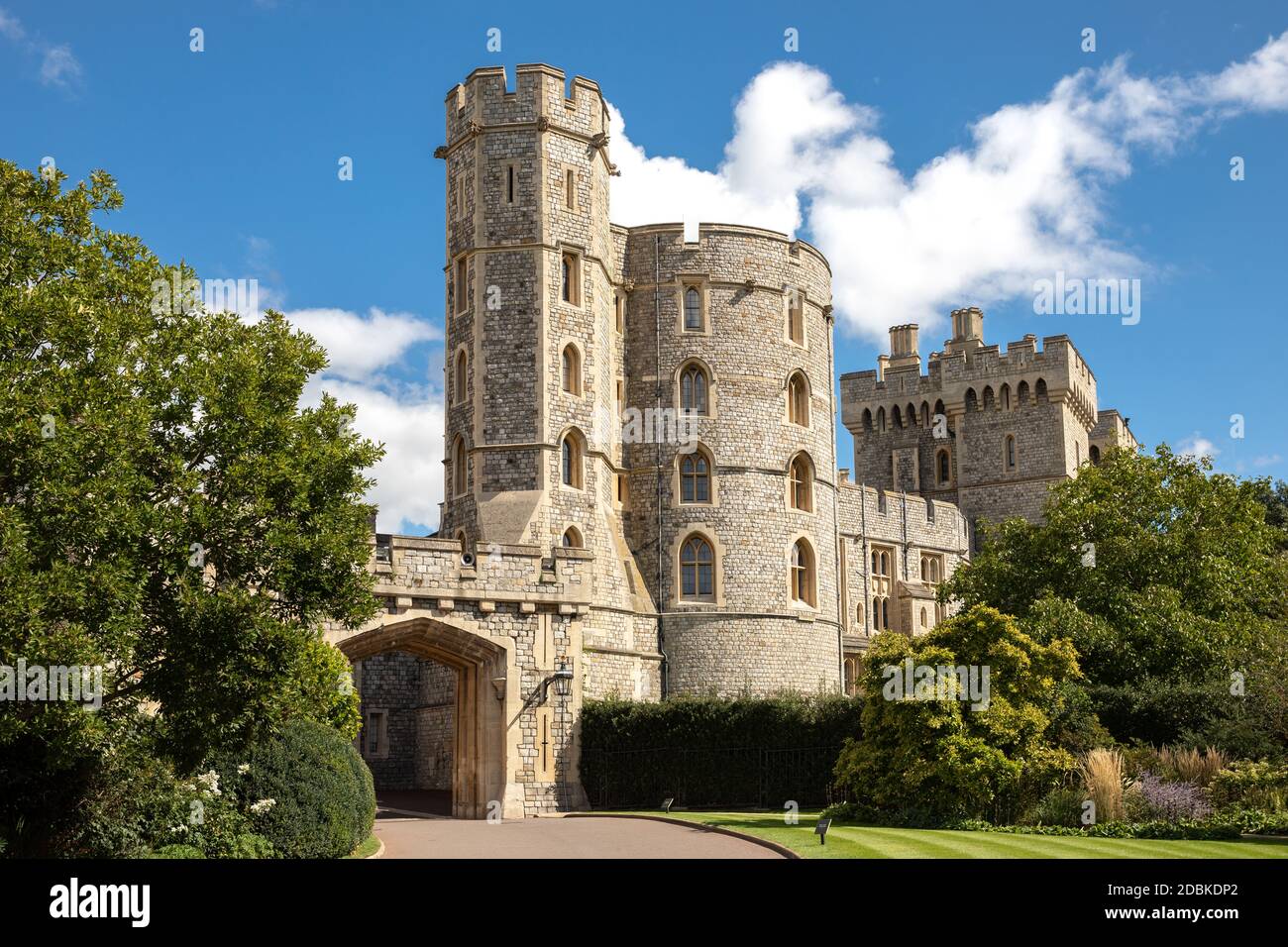 Schloss Windsor, in Windsor, Berkshire, Großbritannien Stockfoto