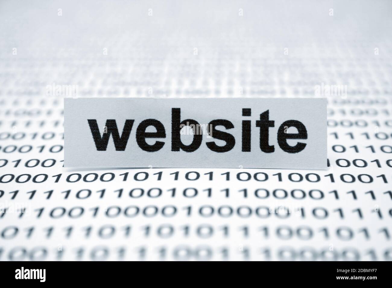 Webseite Stockfoto