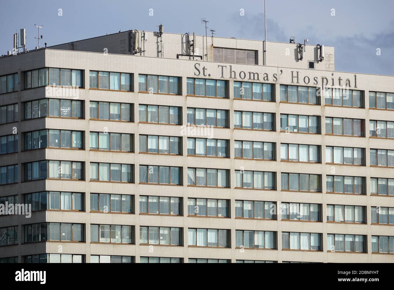 St Thomas Hospital, London England Vereinigtes Königreich Großbritannien Stockfoto