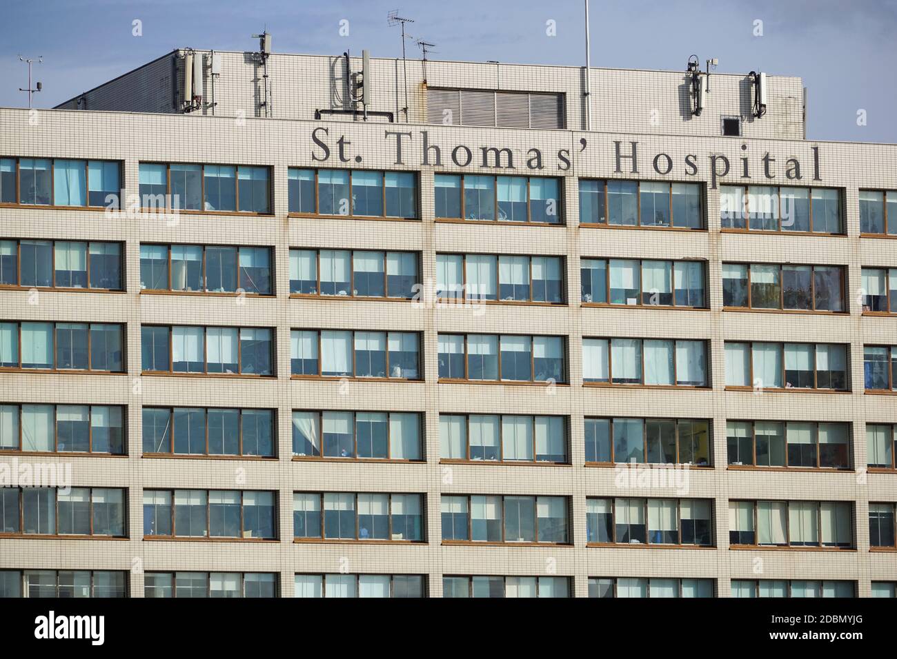 St Thomas Hospital, London England Vereinigtes Königreich Großbritannien Stockfoto