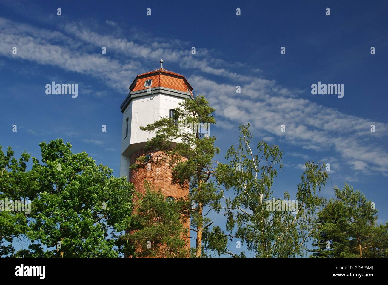 Technisches Denkmal Wasserturm, Ostseebad Graal-MÃ¼ritz, Mecklenburg-Vorpommern, Deutschland Stockfoto