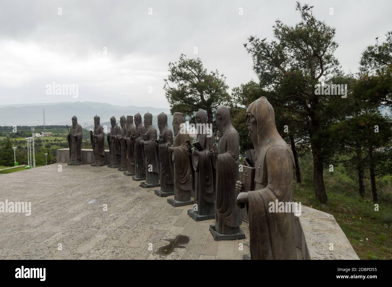 TBILISI, GEORGIA - 24. Mai 2016: Denkmal Komplex von Kartlis Tskhovreba in Tiflis.  Es bedeutet, Georgisch zu leben. Tbilisi.Georgia Stockfoto