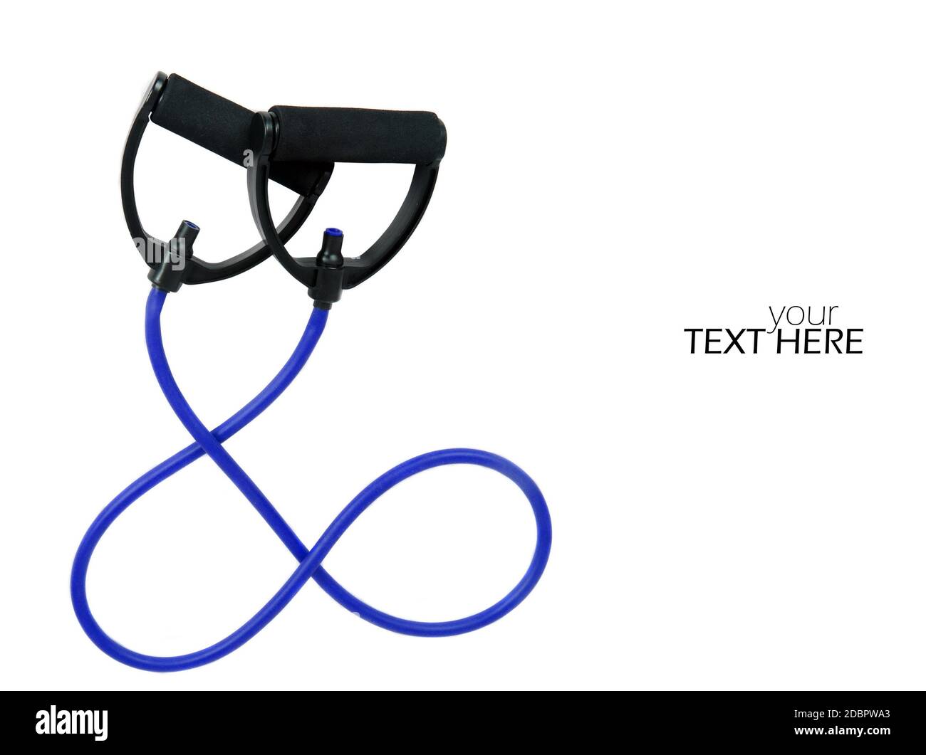 Sport Expander mit Platz kopieren Stockfoto