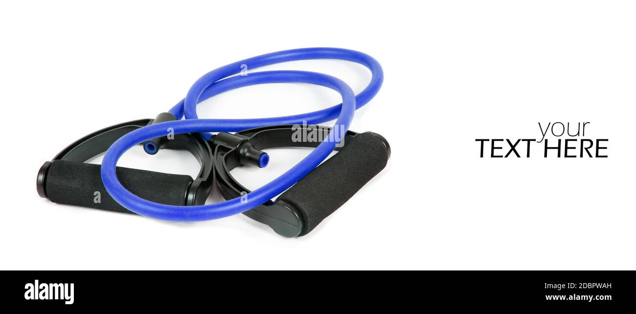 Sport Expander mit Platz kopieren Stockfoto