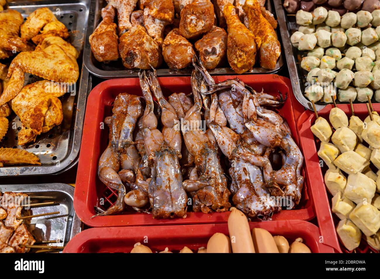 Restaurant und Street Food von Sa Pa in Vietnam Stockfoto