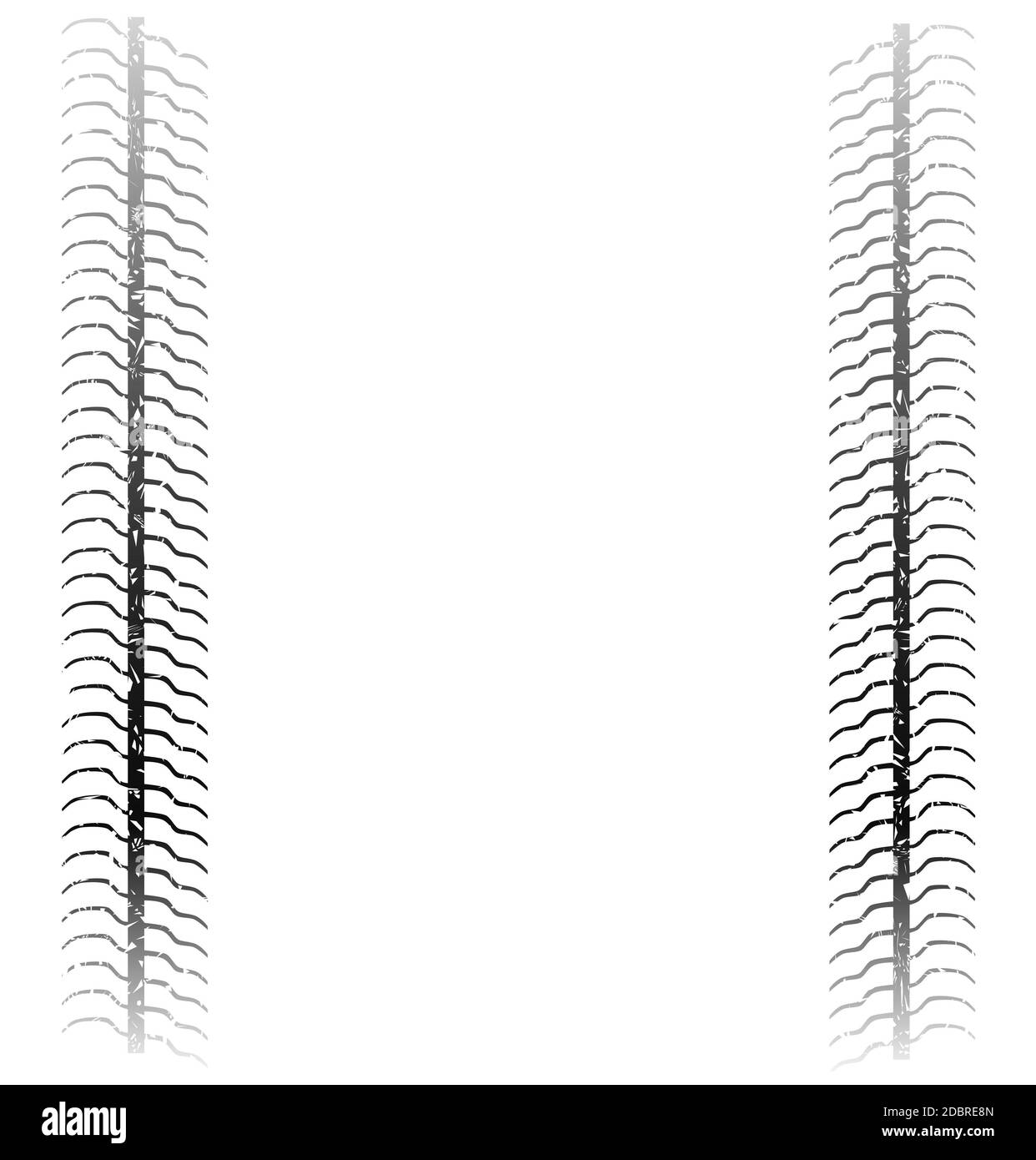 Reifen-Laufstreifen mit Grunge Schicht verblasst. Stockfoto