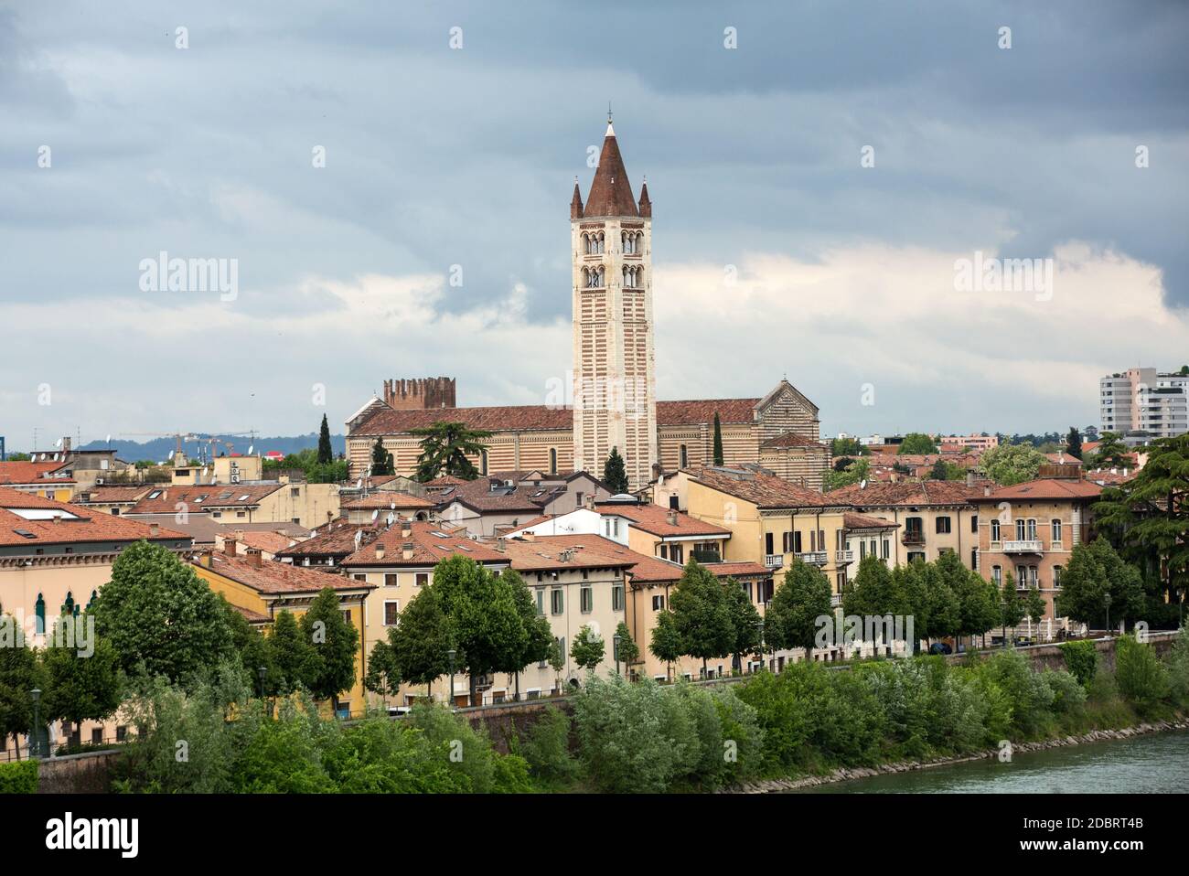 Historisches Zentrum von Verona in Italien Stockfoto