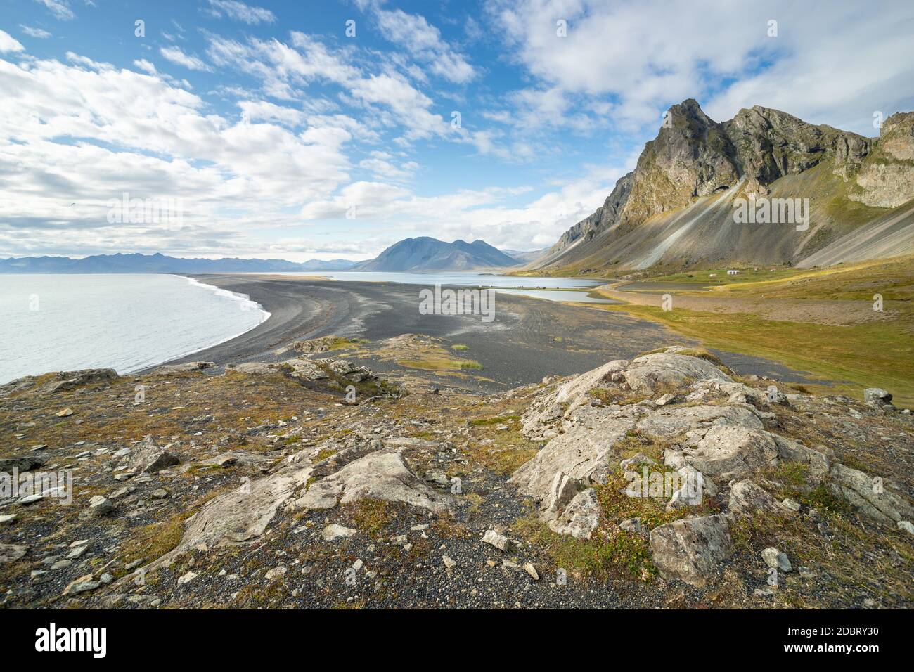 Geithamarstindur ein Mountin an der Südküste Islands Stockfoto