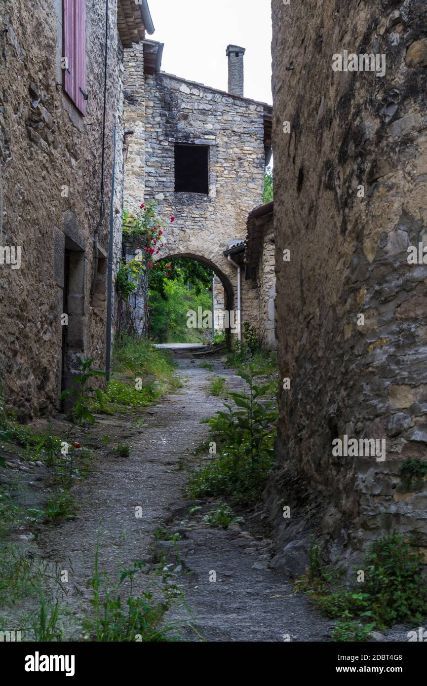 Pontaix, drome, frankreich Stockfoto Pontaix, drome, frankreich Stockfoto