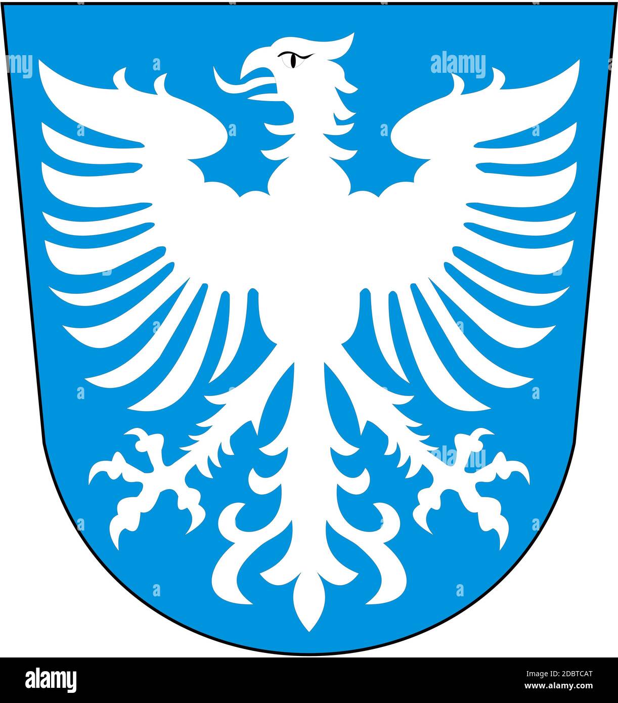 Wappen der Stadt Schweinfurt. Deutschland Stockfoto