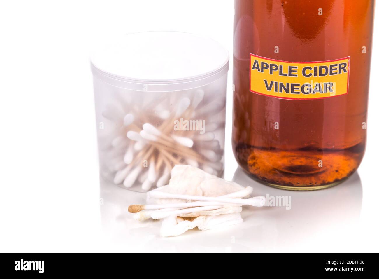 Apfelessig wirksame natürliche Heilmittel für die Reinigung Körperentzündung. Stockfoto