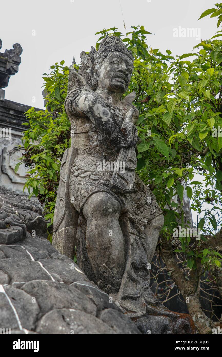 Skulptur in Pura Lempuyang Luhur im Westen von Bali, Indonesien. Stockfoto